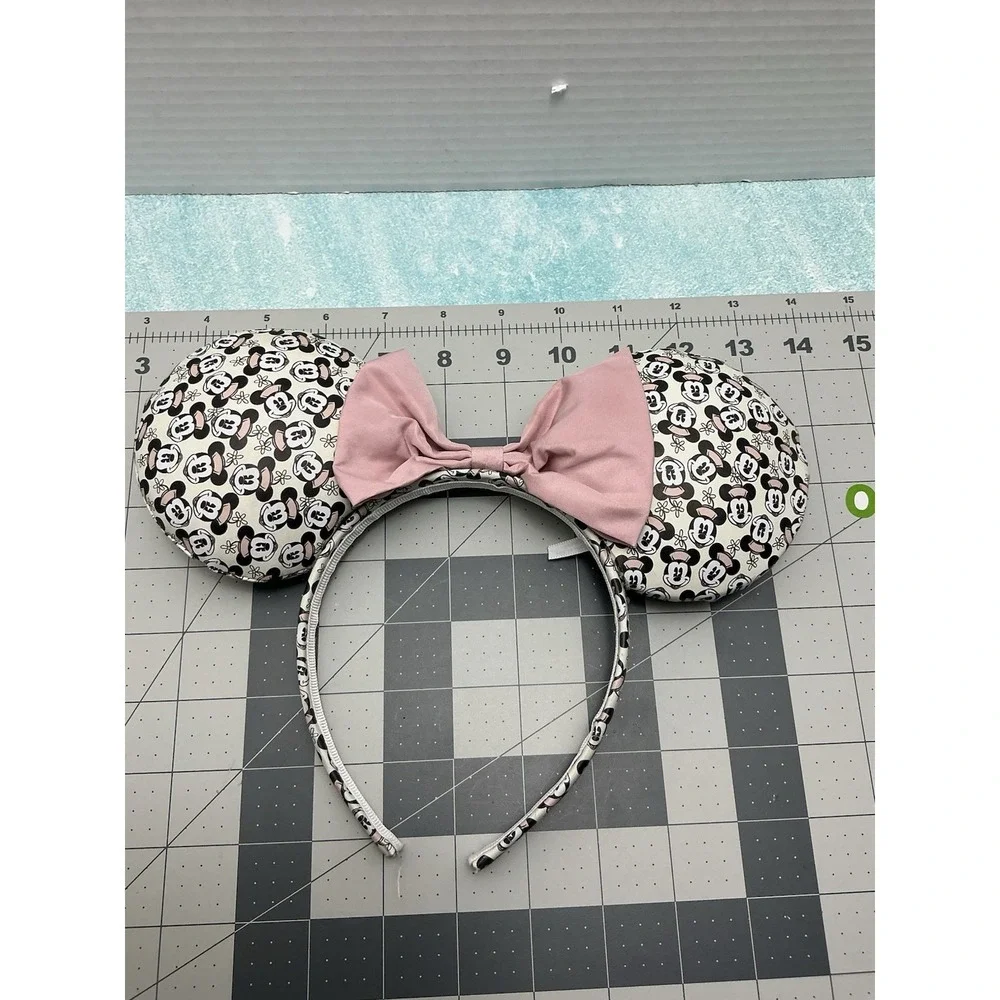Aldi Exclusive Disney Ears Mickey Mouse 2024 Pink Bow & Minnie Mouse Print Sku23